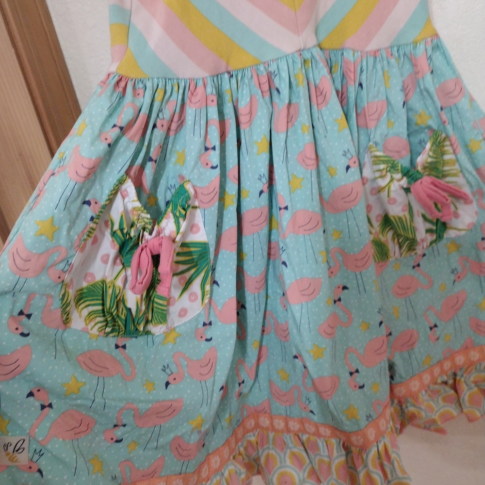 Wildflowers Pastel Chevron Top